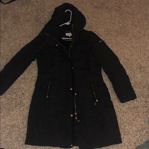 Black Calvin Klein winter jacket